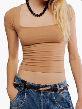 NWT Free People Clean Lines Baby Tee. XS/S